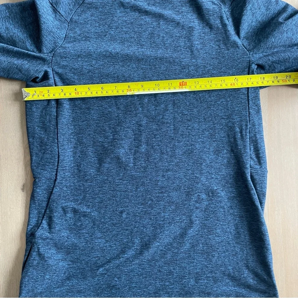 Lululemon Surge Warm Long Sleeve Heathered True Navy / Black - Picture 11 of 11